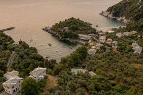 Olive House in Damoucharu with a sea view